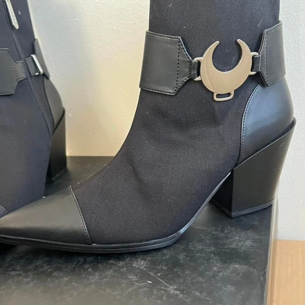 Killstar Luna Boots US size 8 brand new goth witchy booties - Picture 4 of 6